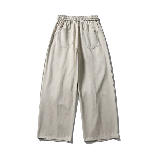 Damen Weite Culotte-Hose mit hohem elastischem Bund und Kordelzug Shop Nory