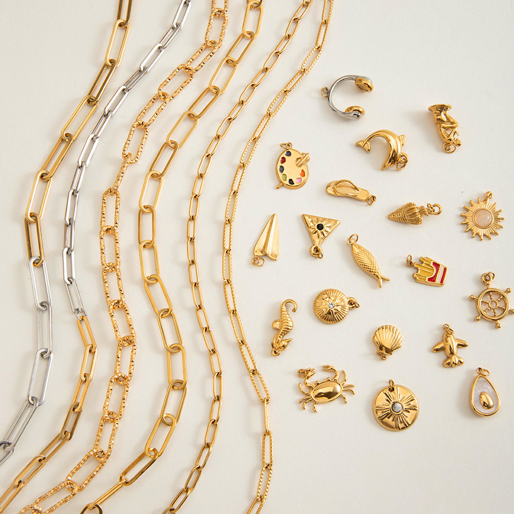 Damenkette mit modischem Gliederdesign Shop Nory