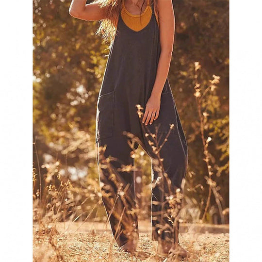Damen Overall mit lässigem Schnitt und praktischen Taschen