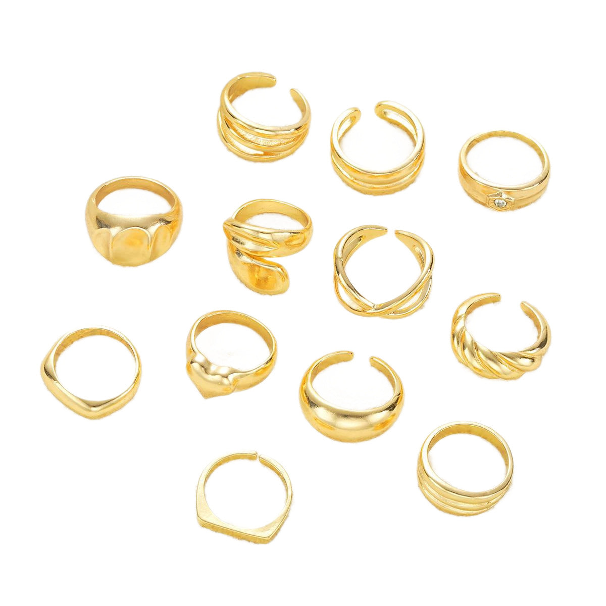 Damen Ring-Set aus künstlerischen und modernen Designs Shop Nory
