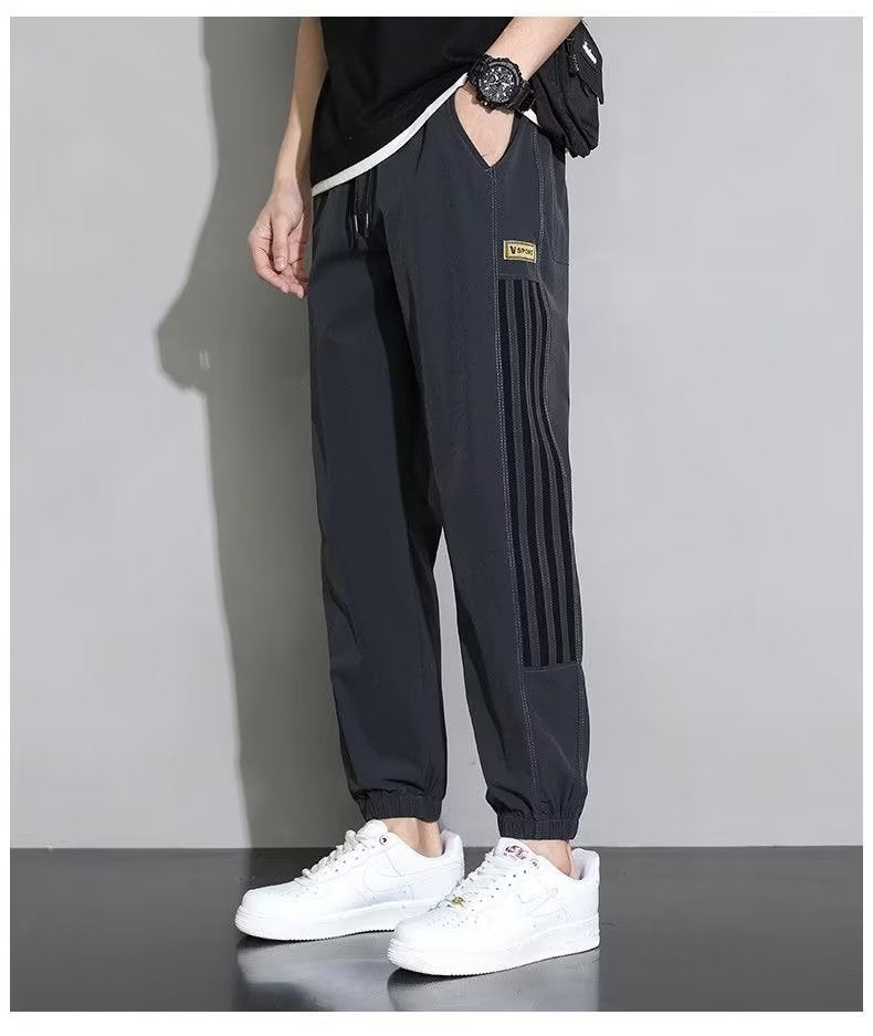 Damen Sportliche Trainingshose mit seitlichen Streifen Shop Nory