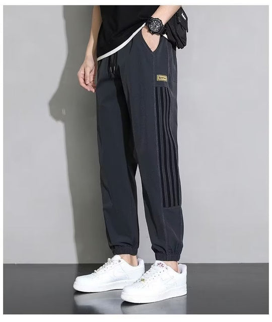 Damen Sportliche Trainingshose mit seitlichen Streifen Shop Nory