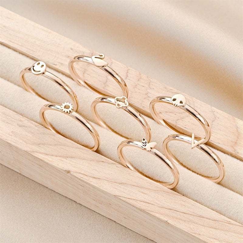 Damen Ring mit filigranem Schmetterlingsmotiv Shop Nory