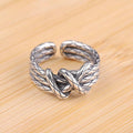 Herren Ring mit kunstvollem, geflochtenem Design Shop Nory