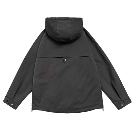 Unisex Oversize-Utility-Parka mit Kapuze, verdeckter Frontleiste und Multifunktions-Taschen Shop Nory