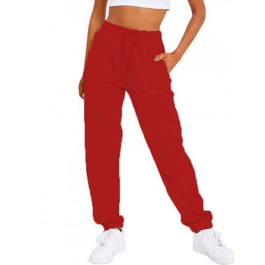 Damen nan locker sitzende Jogginghose mit hohem Komfortbund, verstellbarem Kordelzug und tiefen Seitentaschen Shop Nory