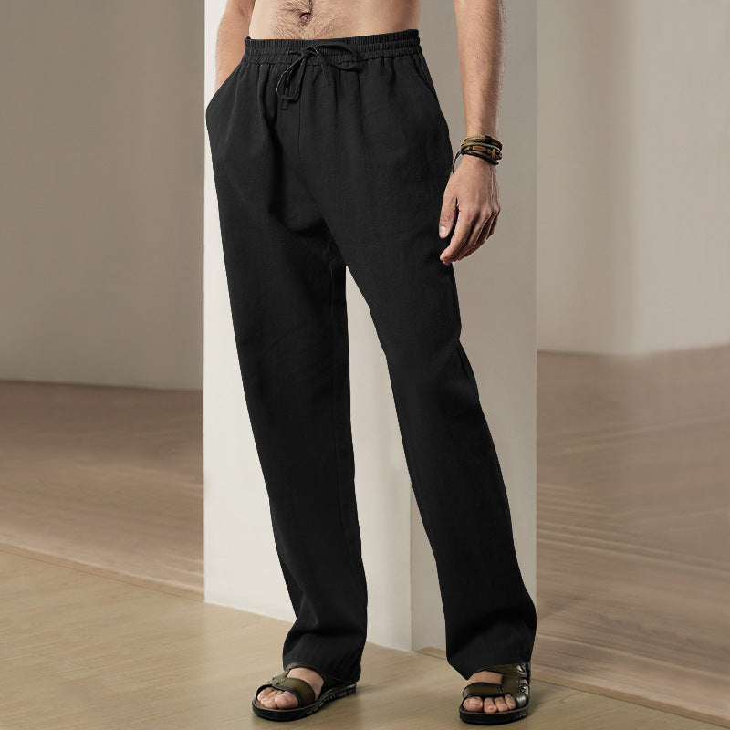 Herren Bequeme Sommerfreizeithose mit elastischem Bund