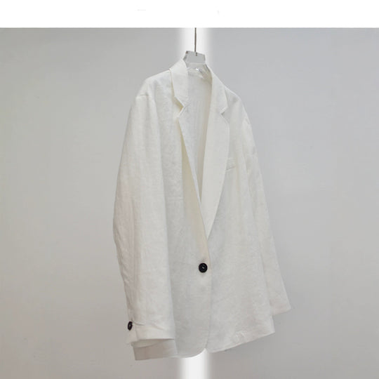 Damen Eleganter und lässiger Leinenblazer Shop Nory