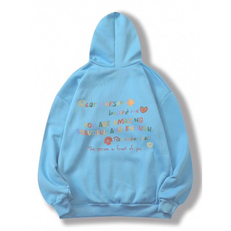 Damen Kapuzenpullover mit motivierendem Schriftzug und komfortabler Passform Shopnory