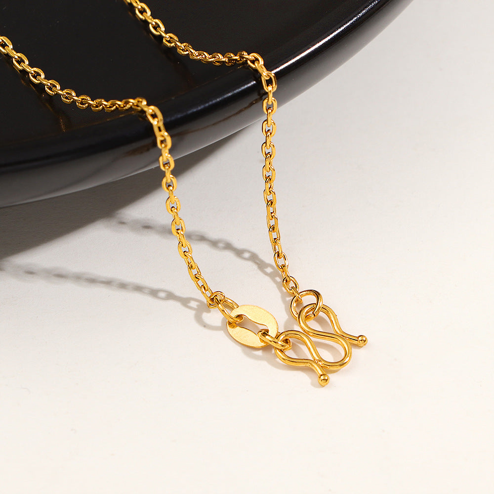 Damen filigrane Gliederkette mit elegantem Verschluss Shop Nory