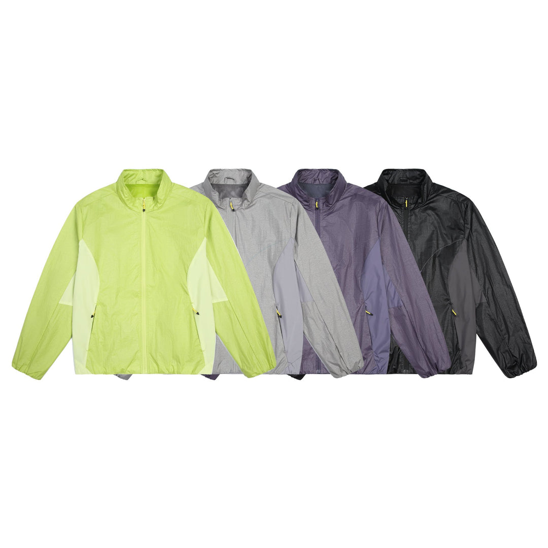 Damen Ultraleichte Lauf- und Windjacke mit Stehkragen und Mesh-Futter Shop Nory