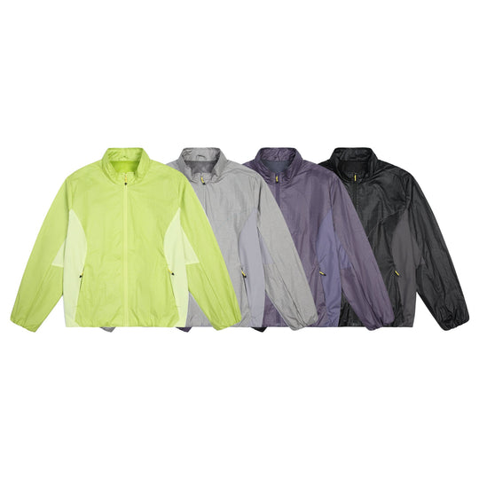 Damen Ultraleichte Lauf- und Windjacke mit Stehkragen und Mesh-Futter Shop Nory