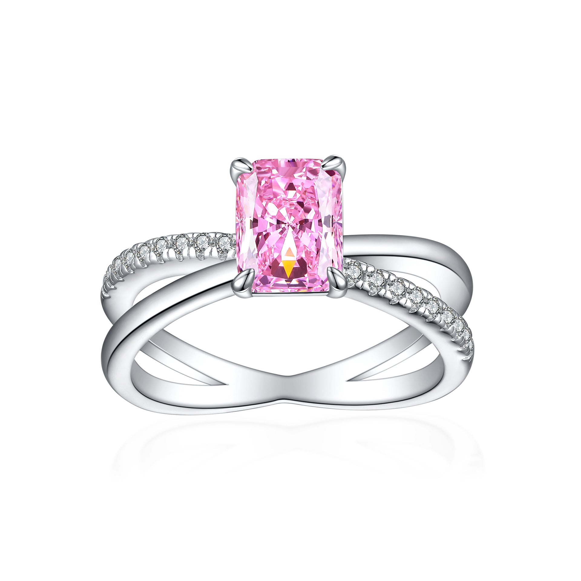 Damenring mit elegantem Kupfer-Zirkonia und filigranem Design Shop Nory