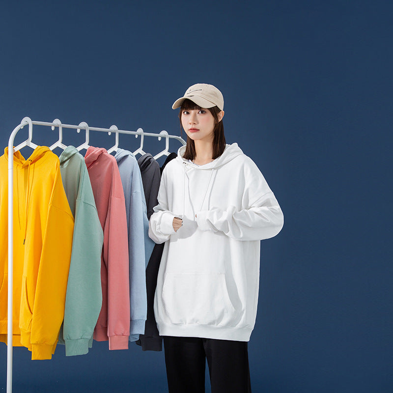 Damen Oversize-Kapuzenpullover mit Kängurutasche, tiefem Schulterfall und verstellbarer Kordel Shop Nory