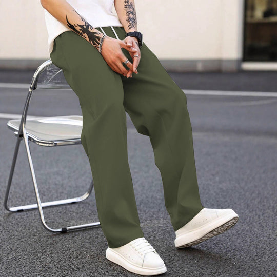 Herren modische Freizeithose mit weiter Passform und elastischem Bund ShopNory