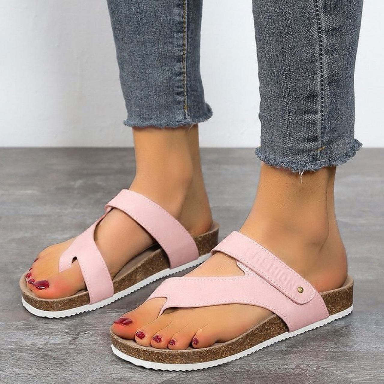 Damen Flip-Flops mit ergonomischem Fußbett