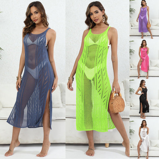 Damen luftiger Mesh-Strandüberwurf