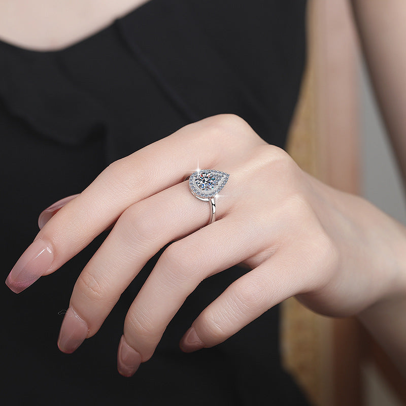 Damen Verlobungsring mit elegantem Zirkonia-Besatz Shop Nory