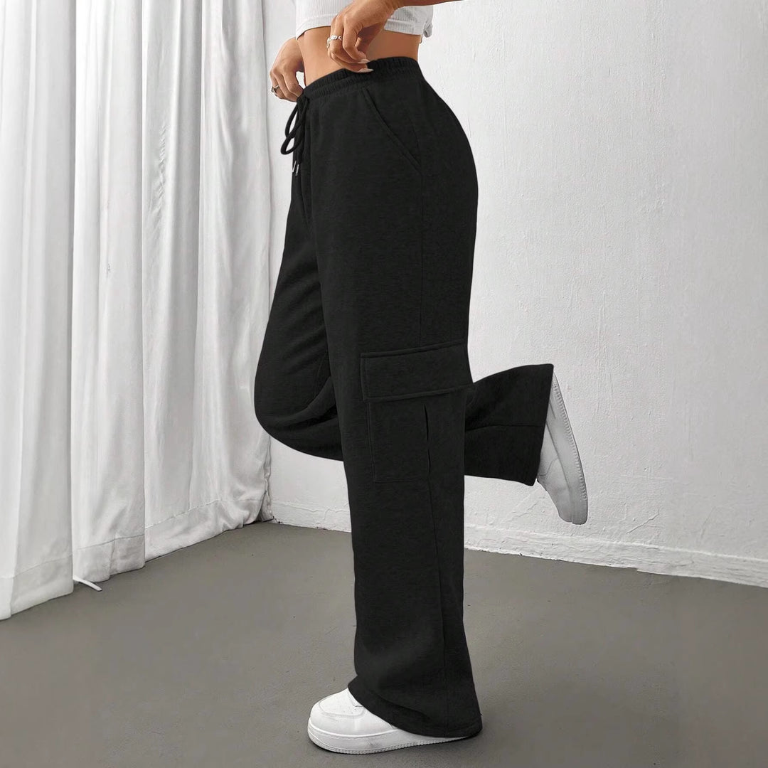 Damen Weite Cargohose im Jogger‑Stil mit Kordelzug Shop Nory