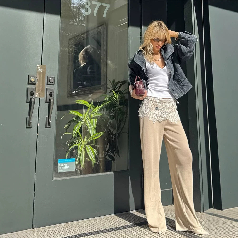 Damen Kurz geschnittene Jeansjacke in Stonewash-Optik mit Oversize-Kragen und Reißverschluss Shop Nory