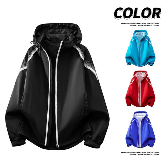 Herren Leichte Funktionsjacke mit Kapuze Shop Nory