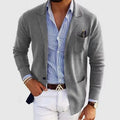 Herren lässiger, eleganter Blazer aus kräftigem Baumwollmix