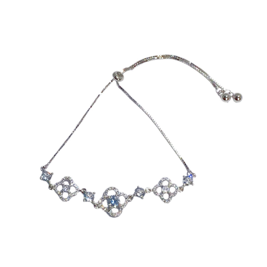 Damen filigranes Armband mit funkelnden Kristallverzierungen Shop Nory