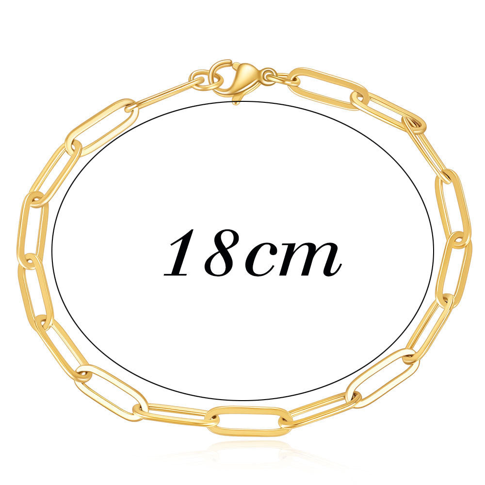 Damen Armband aus Edelstahl im modernen Gliederdesign Shop Nory