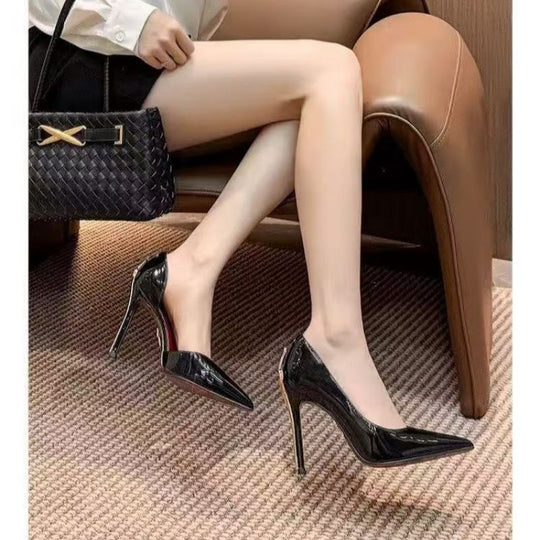 Damen spitze High Heel Pumps mit verstellbarem Riemen