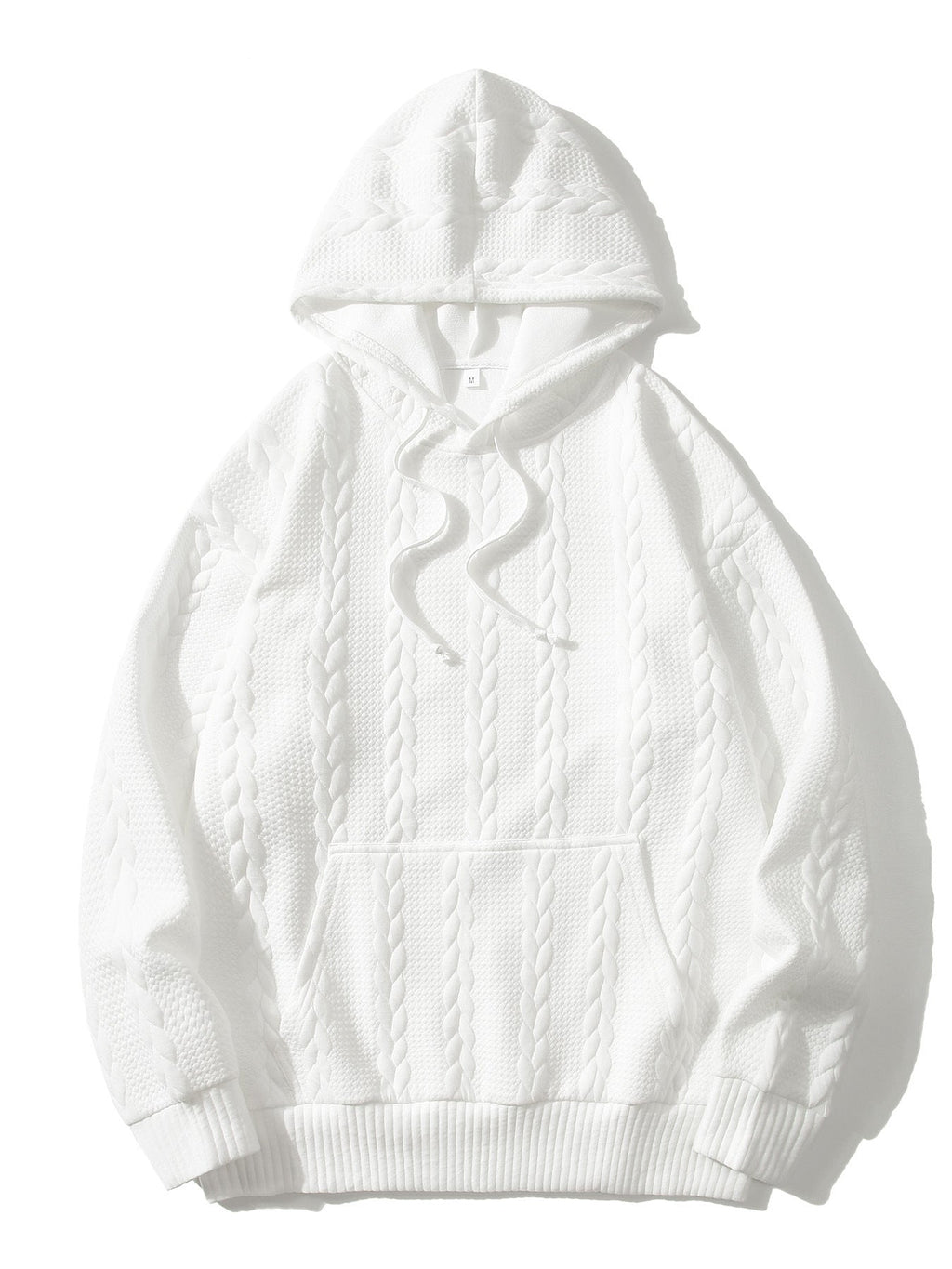 Herren Kapuzenpullover mit strukturiertem Muster Shopnory