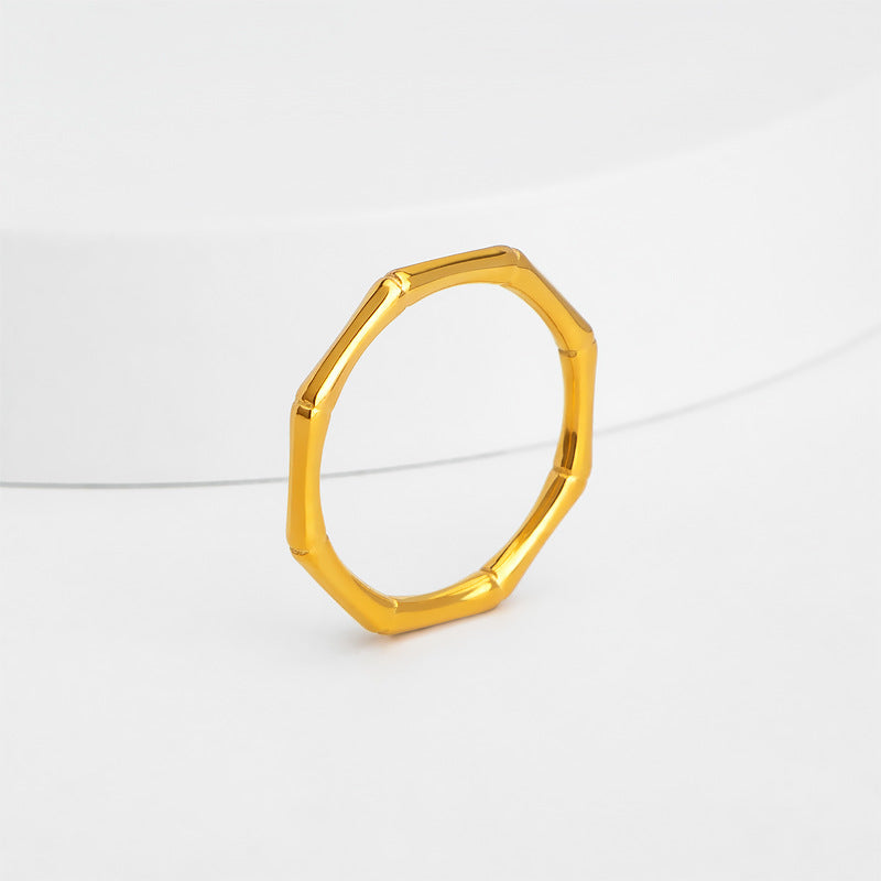 Damen geometrisierten Ring mit einzigartiger Struktur Shop Nory