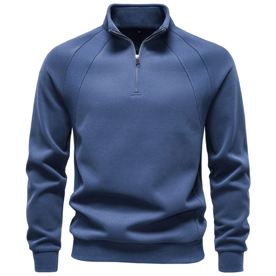 Herren Troyer-Fleecepullover mit Stehkragen und halbem Reißverschluss Shop Nory