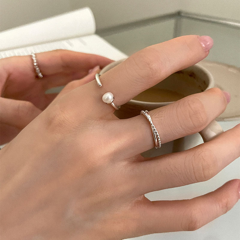 Damen zierlicher und filigraner Ring mit kunstvollem Design Shop Nory