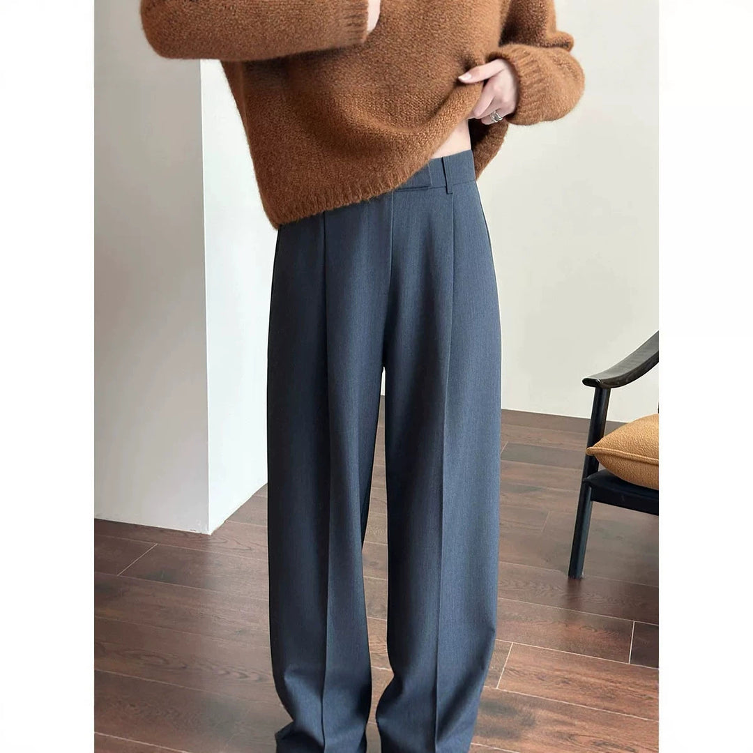 Damen Elegante und bequeme weite Anzughose Shop Nory