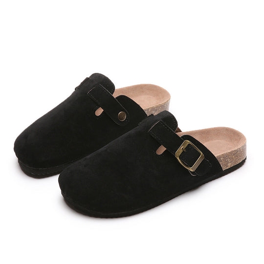 Herren Wildleder Clog mit ergonomischem Kork-Fußbett und verstellbarer Metallschnalle Shop Nory