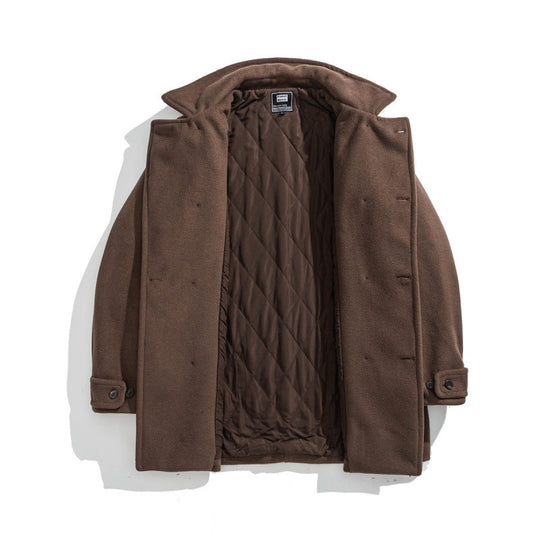 Herren Wollmantel mit gesteppter Thermo-Innenseite und Umlegekragen Shop Nory