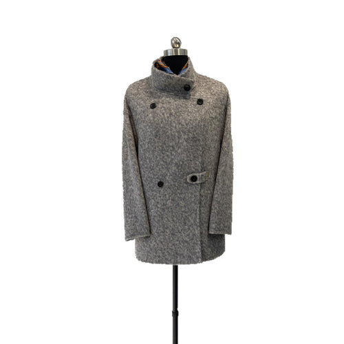 Damen Übergroße Wollmischung Peacoat Shop Nory