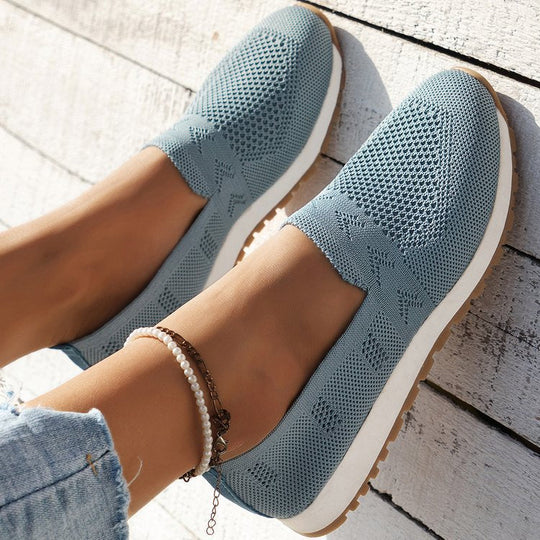 Damen Komfortable Slip-On Sneakers