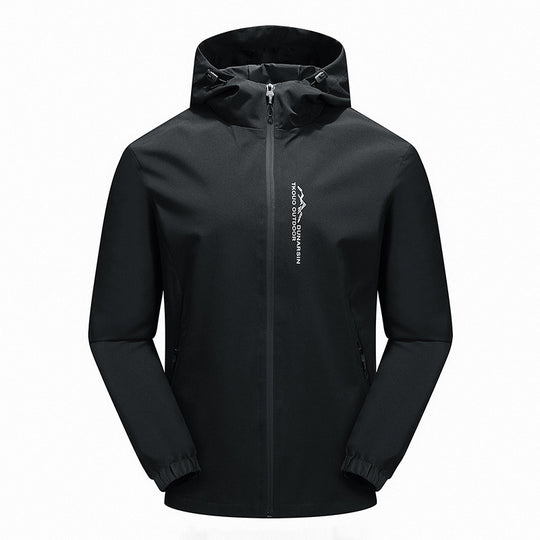 Herren Ultraleichte Regenjacke mit Kapuze, wasserabweisender Membran und getapten Nähten Shop Nory