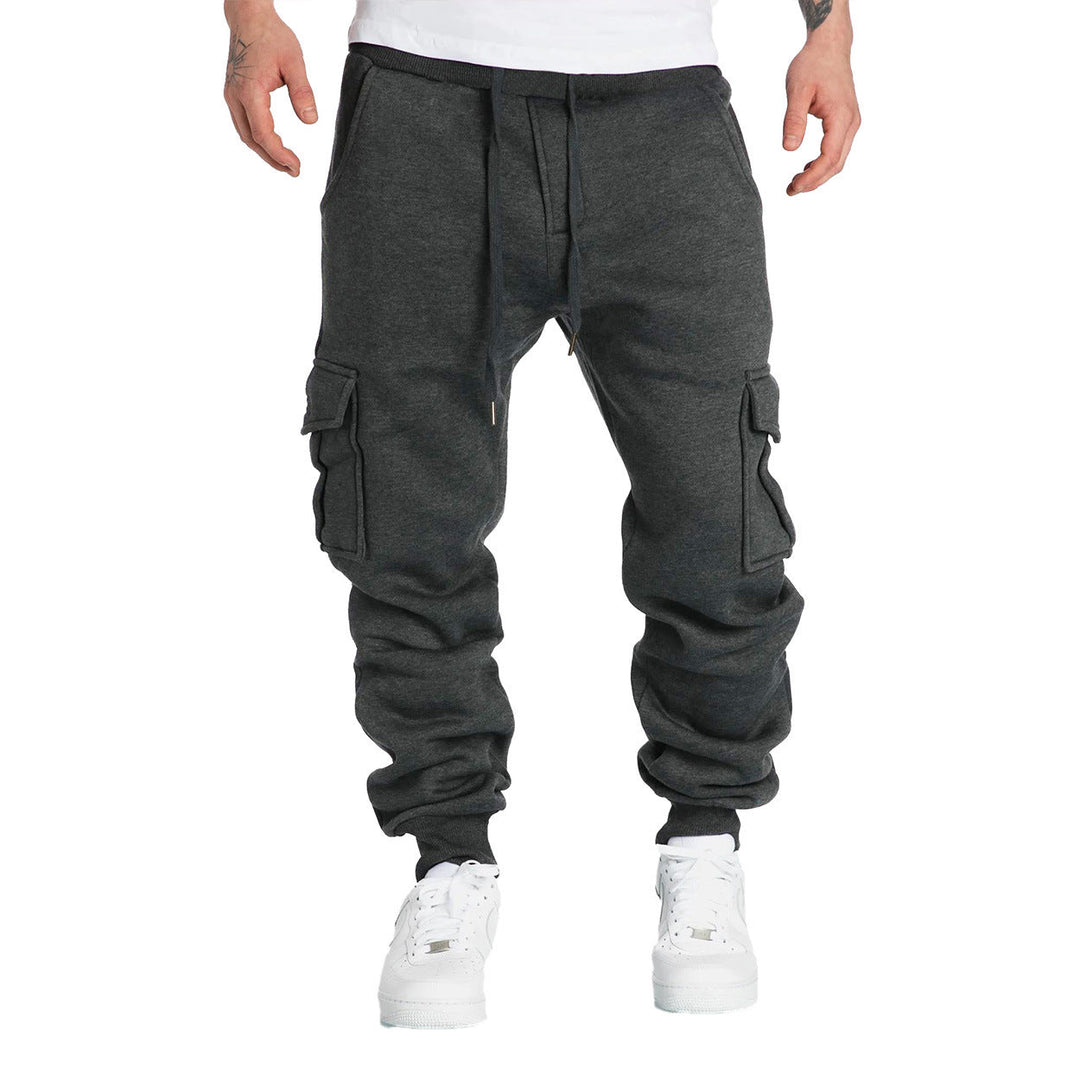Herren Cargo-Jogginghose mit elastischem Bund und praktischen Seitentaschen