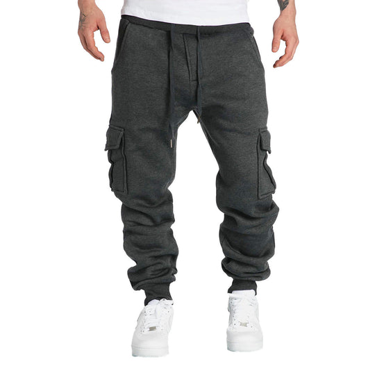 Herren Cargo-Jogginghose mit elastischem Bund und praktischen Seitentaschen
