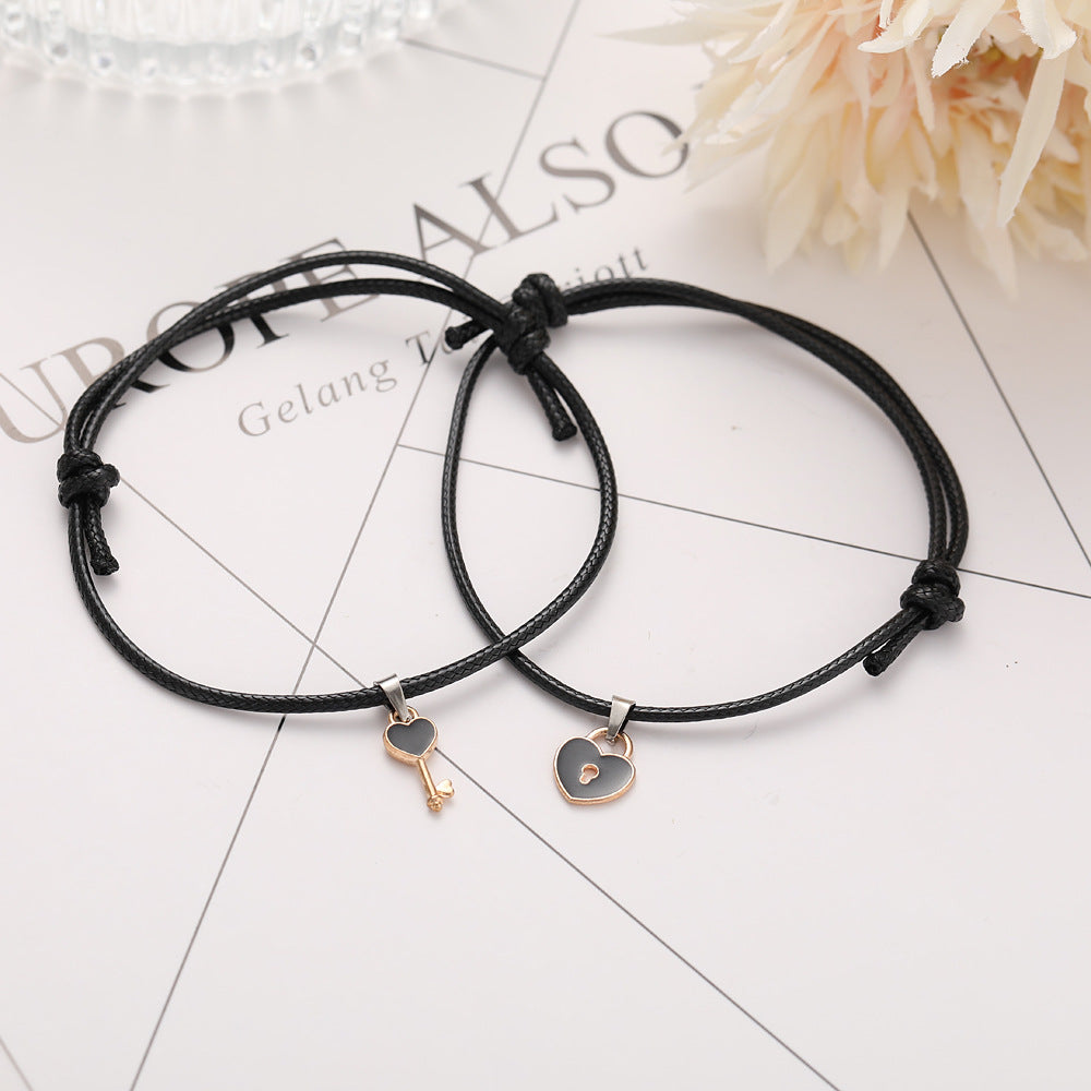 Damen Armband-Set mit Herzen und Schlüsselanhängern Shop Nory