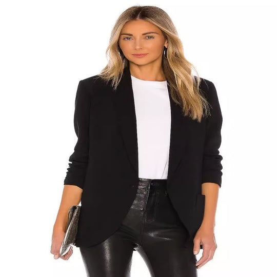 Damen Hochtaillierte vegane Lederhose mit schmaler Passform und leichtem Schlag Shop Nory