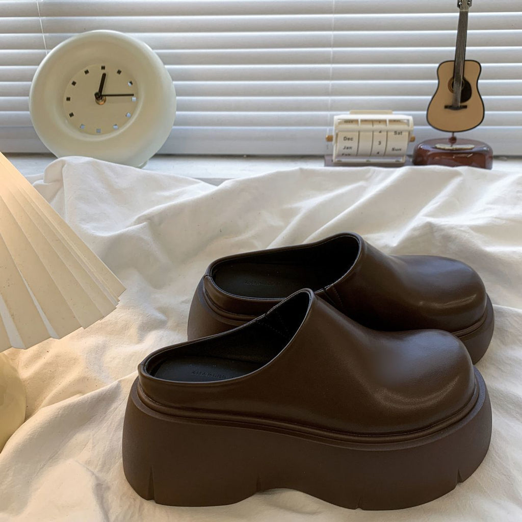 Damen modische Plateau-Clogs mit komfortabler Sohle und elegantem Design