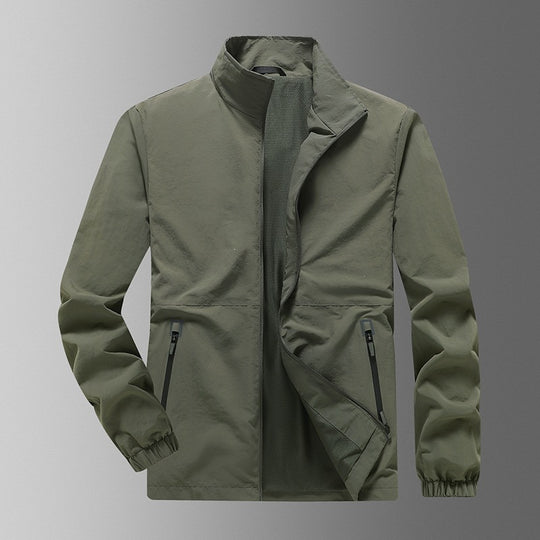Herren Leichte Windjacke mit hohem Kragen Shop Nory