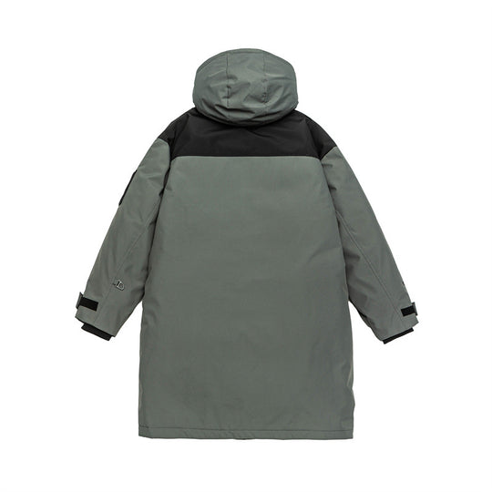 Herren Langer Thermo-Parka mit Kapuze und Verstärkten Schultern Shop Nory