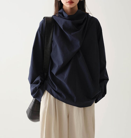Damen Innovative Oversized Bluse Shop Nory