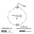 Damen Armband mit funkelndem Zirkonia-Besatz und verstellbarem Edelstahlverschluss Shop Nory