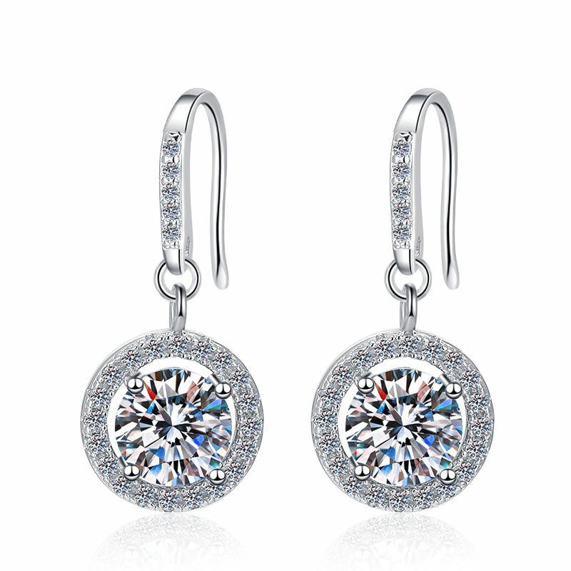 Damen Ohrringe mit funkelnden Kristallen und elegantem Design Shop Nory
