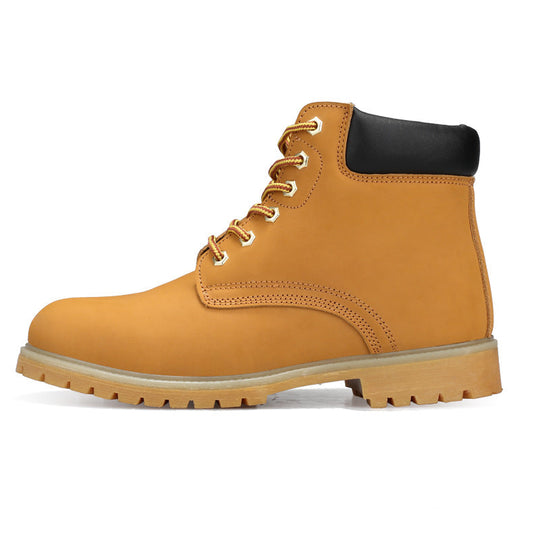 Herren robuster Outdoor-Schnürboot mit rutschfester Sohle und gepolsterter Knöchelstütze Shopnory